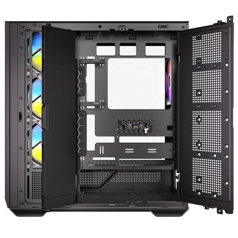 Afbeelding laden in galerijviewer, Antec c7 argb midi tower behuizing (zwart | 2x usb-a | 1x usb-c | tempered glass)
