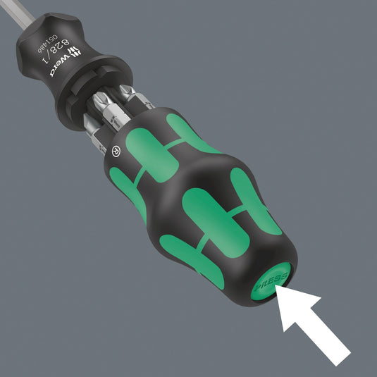 Wera kraftform kompakt 27 set 2 bitset (zwart groen, 7‑delig)