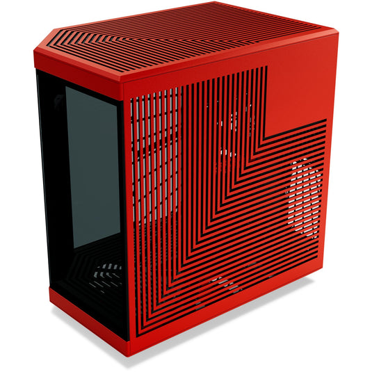 Hyte y70 touch infinite midi tower behuizing (zwart | 2x usb-a | 1x usb-c | tempered glass)