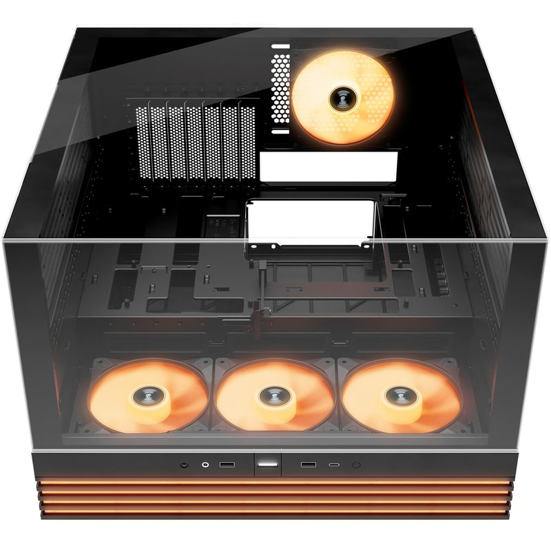 Afbeelding laden in galerijviewer, Be quiet! light base 600 lx midi tower behuizing (zwart | 2x usb-a | 1x usb-c | rgb | window)
