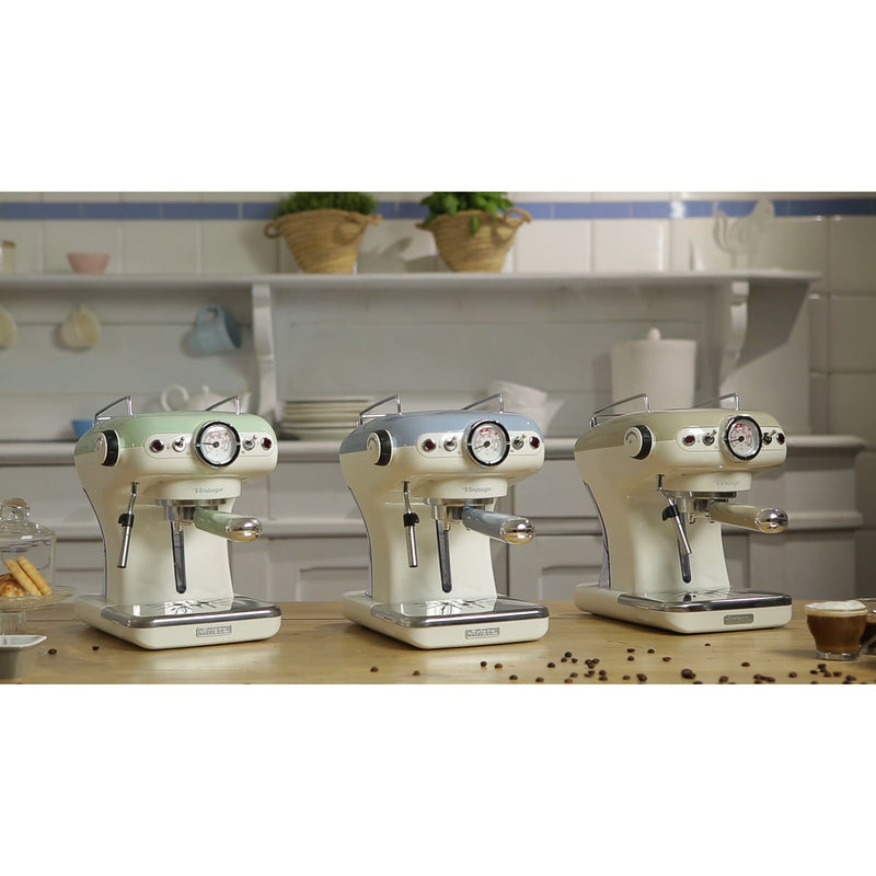 Afbeelding laden in galerijviewer, Ariete vintage espressomachine 1389 15 (lichtblauw wit)
