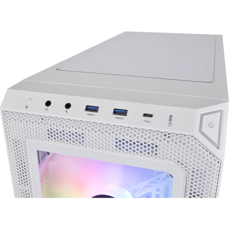 Afbeelding laden in galerijviewer, Thermaltake view 300 mx midi tower behuizing (wit | 2x usb-a | 1x usb-c | rgb | window)
