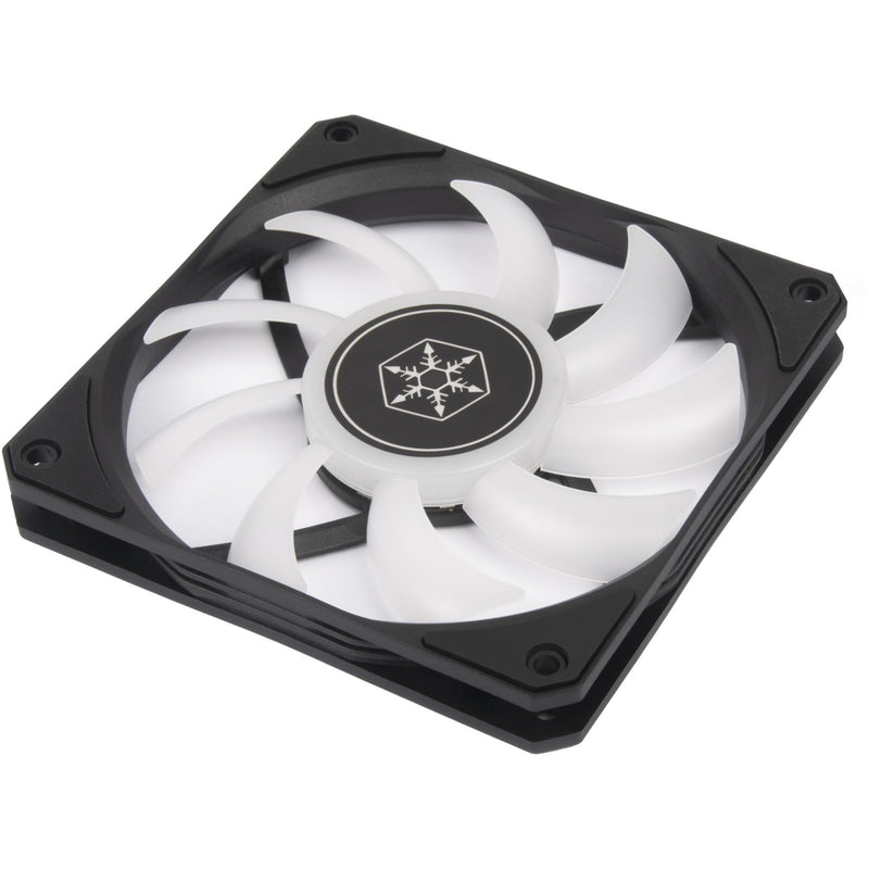 Afbeelding laden in galerijviewer, Silverstone air slimmer 120 argb case fan (zwart, 120 x 120 x 15 mm, pwm)
