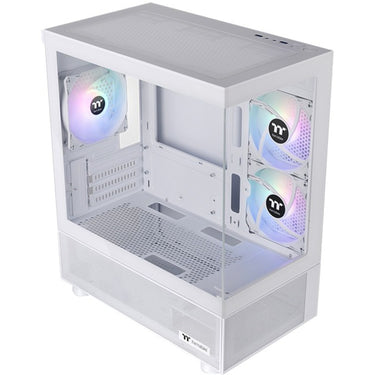Thermaltake view 170 tg argb mini tower behuizing (wit | 2x usb-a | rgb | tempered glass)