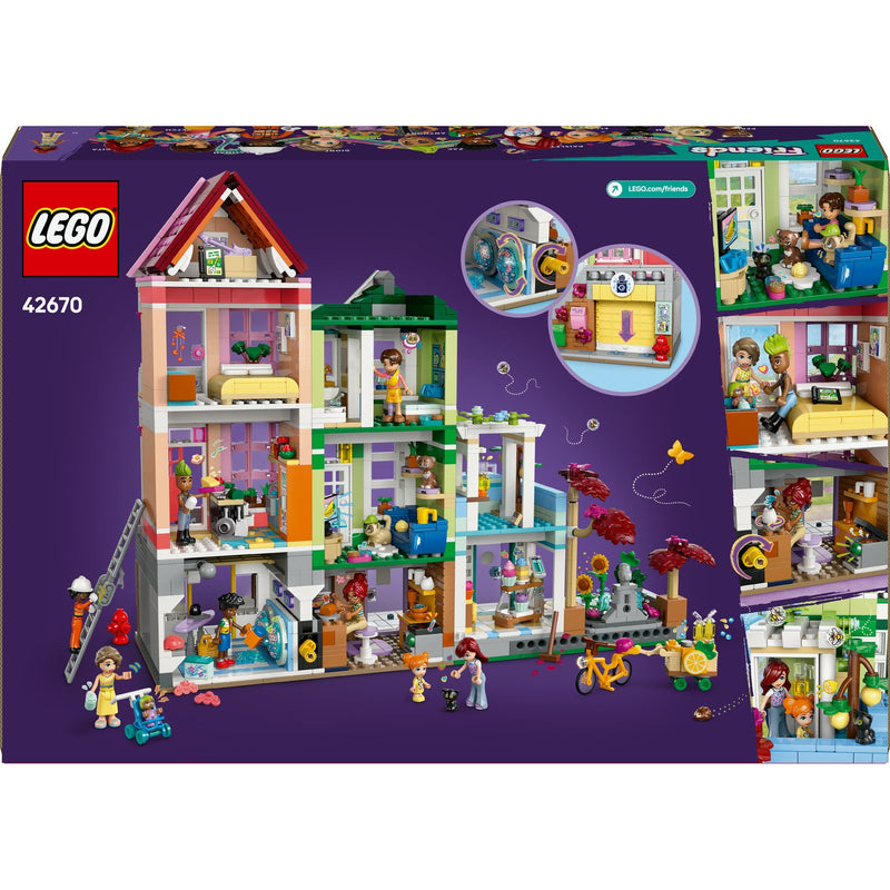 Afbeelding laden in galerijviewer, Lego friends - heartlake city appartementen en winkels constructiespeelgoed (42670)
