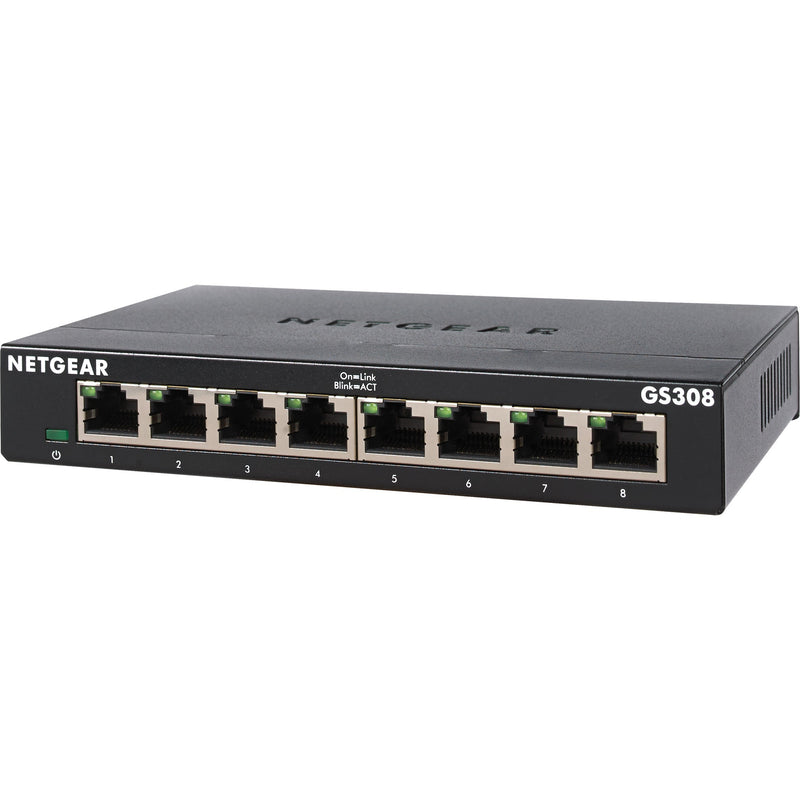 Afbeelding laden in galerijviewer, Netgear gs308 switch (zwart)
