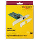 Delock pci express card > 1 x gigabit lan netwerkadapter