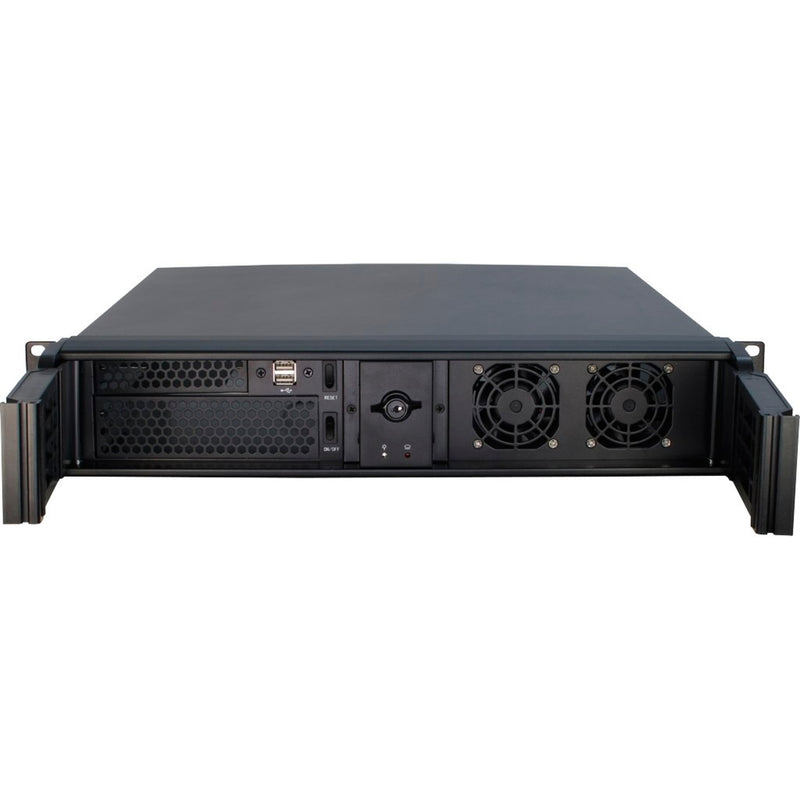 Afbeelding laden in galerijviewer, Inter-tech 2u-2098-sk rack behuizing (zwart | 2x usb-a)
