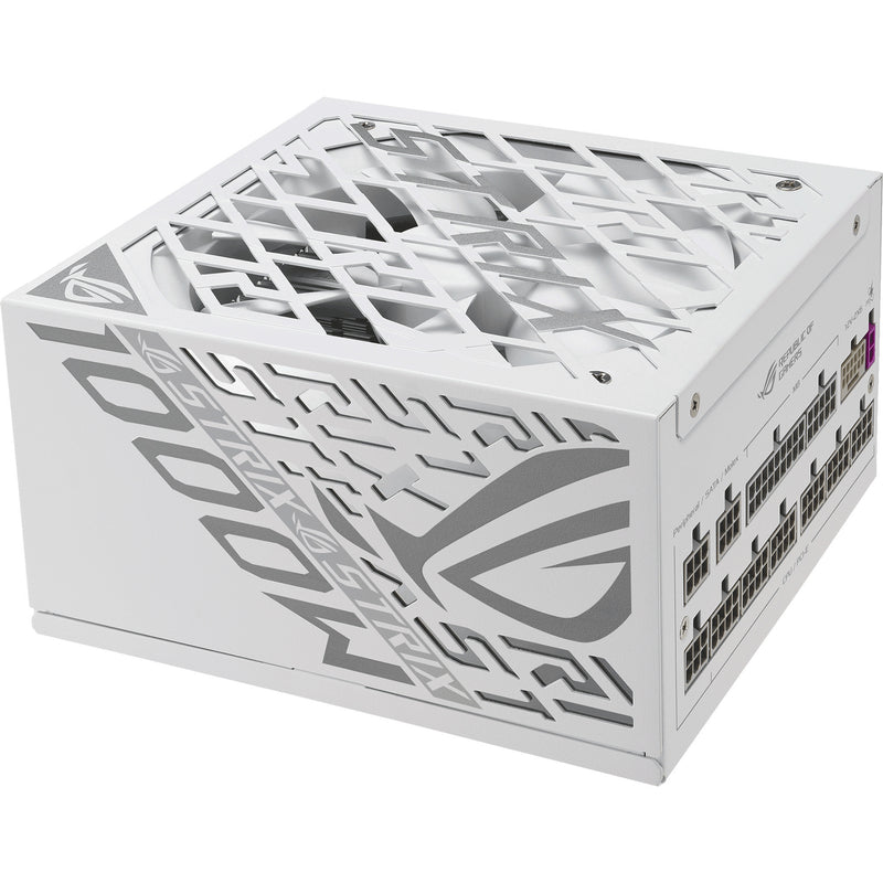 Afbeelding laden in galerijviewer, Asus rog strix platinum white edition modulaire 1000 watt voeding (wit, 1x 12v-2x6, 4x pcie)
