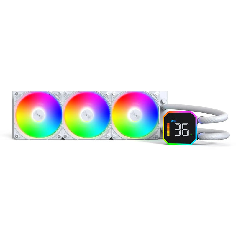 Afbeelding laden in galerijviewer, Montech hyperflow digital 360 waterkoeling (wit)
