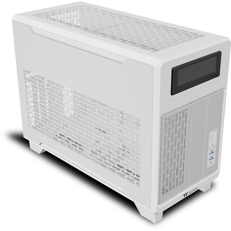 Afbeelding laden in galerijviewer, Thermaltake tr100 snow mini tower behuizing (wit | 2x usb-a | 1x usb-c)
