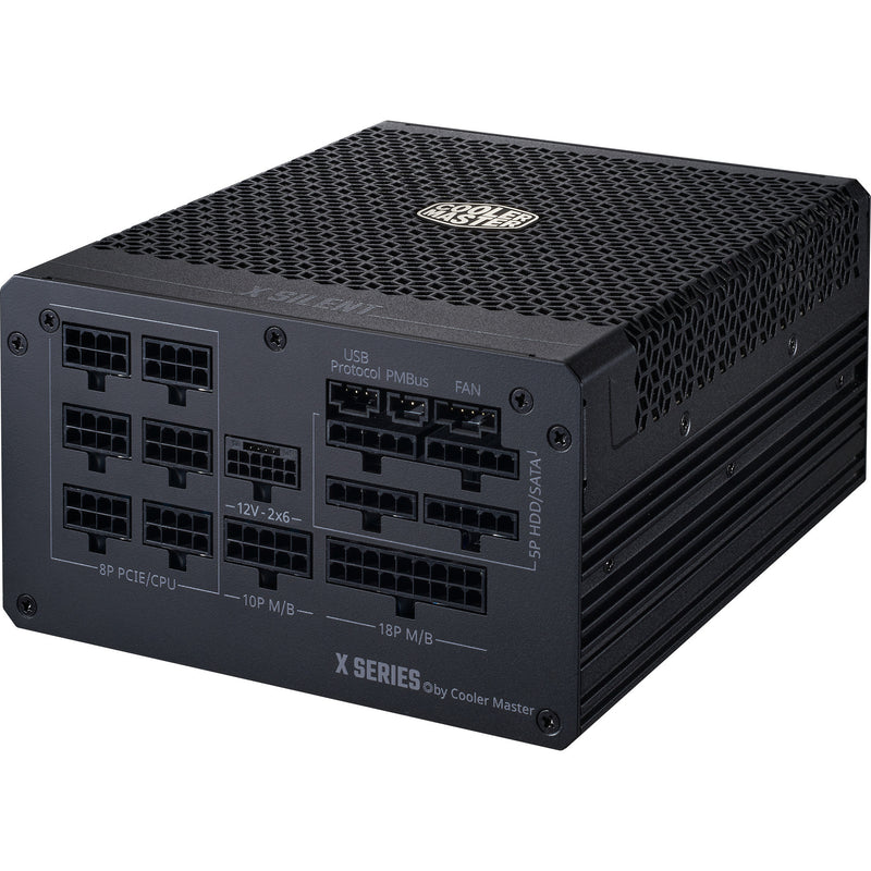 Afbeelding laden in galerijviewer, Cooler master , 1100 watt voeding (zwart)
