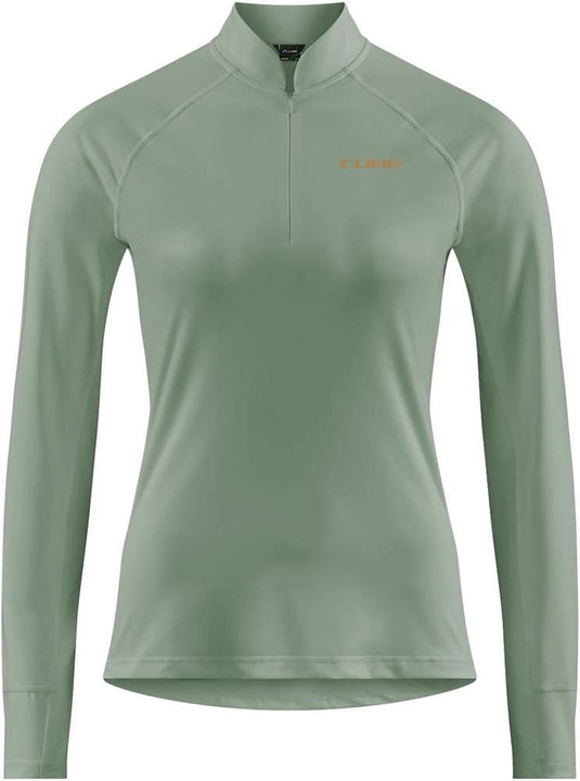 Cube half zip - women's long sleeve jersey