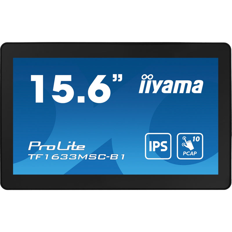 Afbeelding laden in galerijviewer, Iiyama prolite tf1633msc-b1 15.6 touchscreen monitor (zwart, hdmi, displayport, 2x usb-a)
