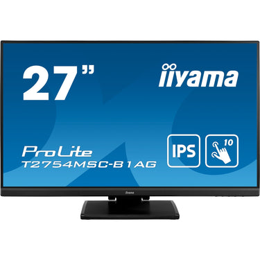 Iiyama prolite t2754msc-b1ag 27 touchscreen monitor (zwart, hdmi, vga, usb-a, usb-b)