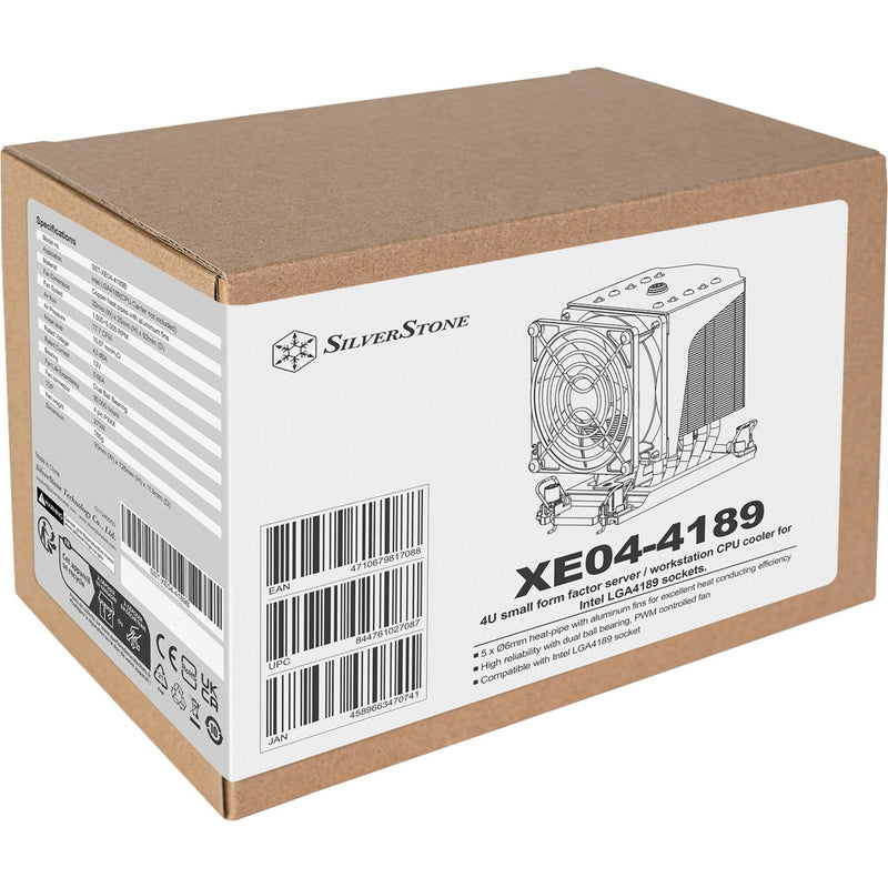 Afbeelding laden in galerijviewer, Silverstone xe04-4189 cpu-koeler (zilver, 4-pin pwm)
