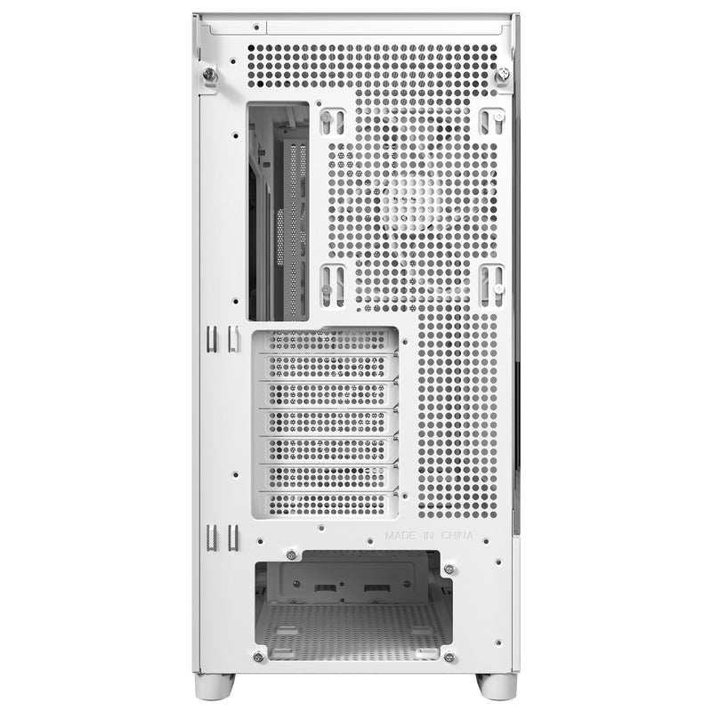 Afbeelding laden in galerijviewer, Antec flux midi tower behuizing (wit | 2x usb-a | 1x usb-c | tempered glass)
