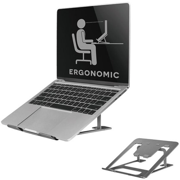Afbeelding laden in galerijviewer, Neomounts nsls085grey opvouwbare laptop standaard (grijs)

