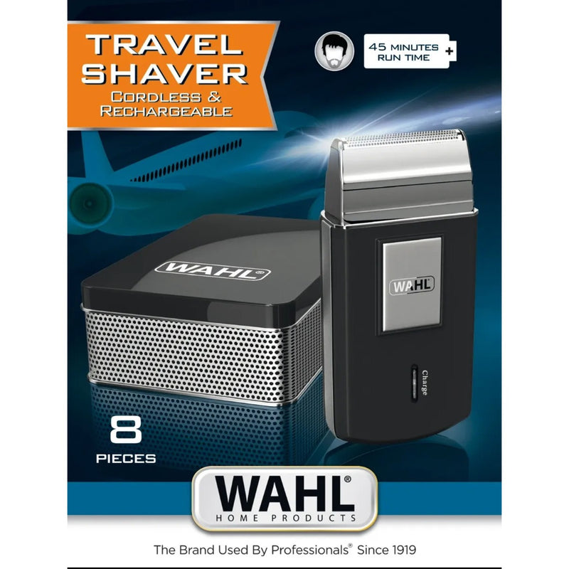 Afbeelding laden in galerijviewer, Wahl home products reis set scheerapparaat (zwart wit, 8-delig)
