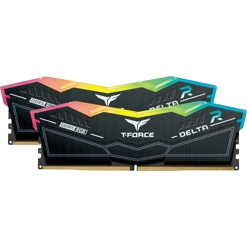 Afbeelding laden in galerijviewer, Team group 32 gb ddr5-6000 kit werkgeheugen (zwart, ff3d532g6000hc30dc01, delta rgb, xmp 3.0)

