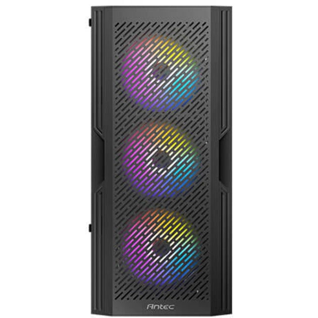 Afbeelding laden in galerijviewer, Antec ax20 midi tower behuizing (zwart | 3x usb-a | tempered glass)
