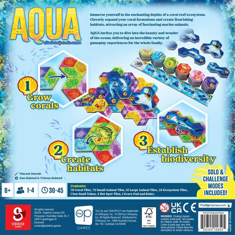 Afbeelding laden in galerijviewer, Ty european player network aqua: biodiversi in the oceans bordspel (engels, 1 - 4 spelers, 30 - 45 minuten, vanaf 8 jaar)
