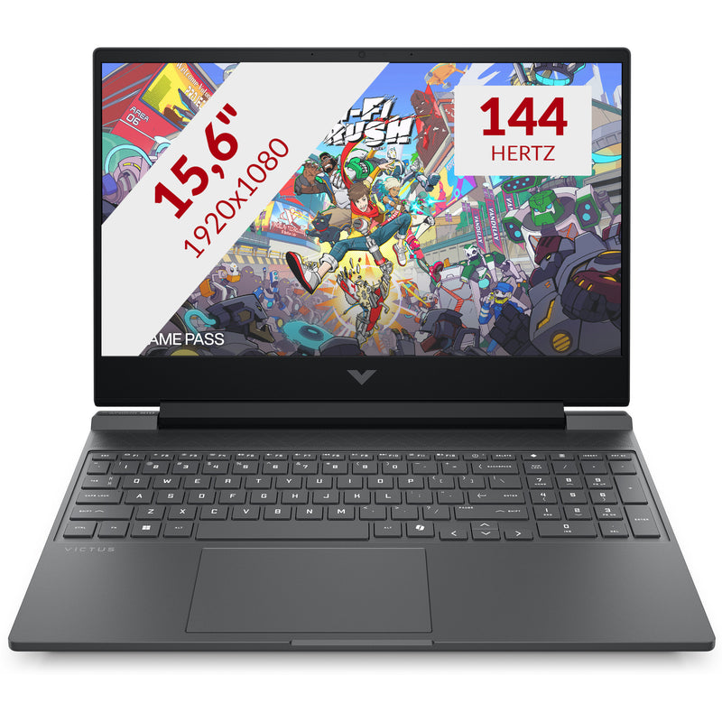 Afbeelding laden in galerijviewer, Victus by hp 15-fa2075nd (ck1q9ea) 15.6 gaming laptop (zwart | i7-13620h | rtx 4050 | 16 gb | 512 gb ssd)
