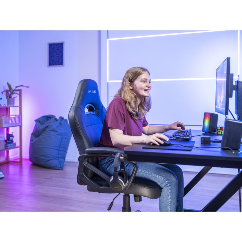 Afbeelding laden in galerijviewer, Trust gxt 611 wezz illuminated 2.0 rgb speaker set pc-luidspreker (zwart, rgb leds)
