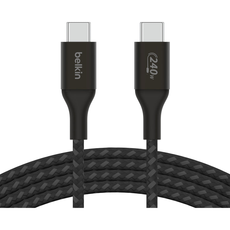 Afbeelding laden in galerijviewer, Belkin boostcharge usb-c > usb-c kabel (zwart, 1 meter, 240 w)
