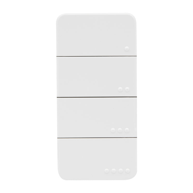 Afbeelding laden in galerijviewer, Shelly blu rc button 4 zb afstandsbediening (wit, bluetooth 5 (le), zigbee)
