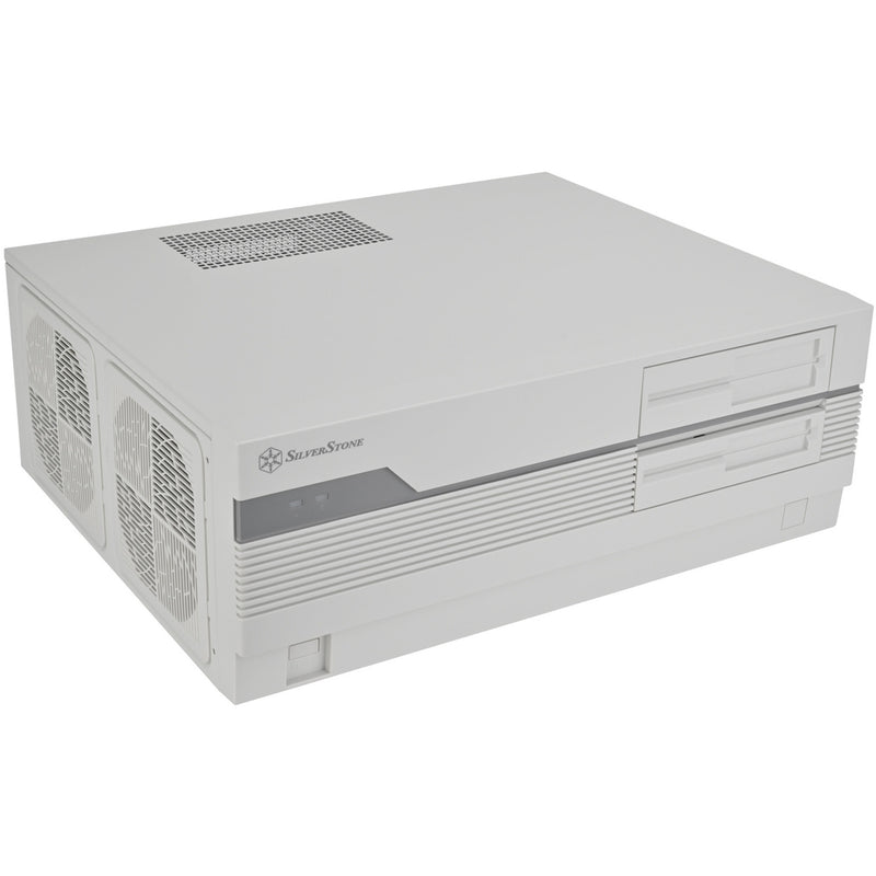 Afbeelding laden in galerijviewer, Silverstone flp01 htpc behuizing (crème | 2x usb-a | 1x usb-c)
