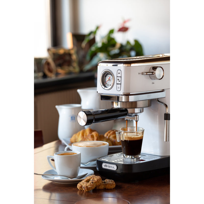 Afbeelding laden in galerijviewer, Ariete moderna espresso slim 1381 14 espressomachine (wit)
