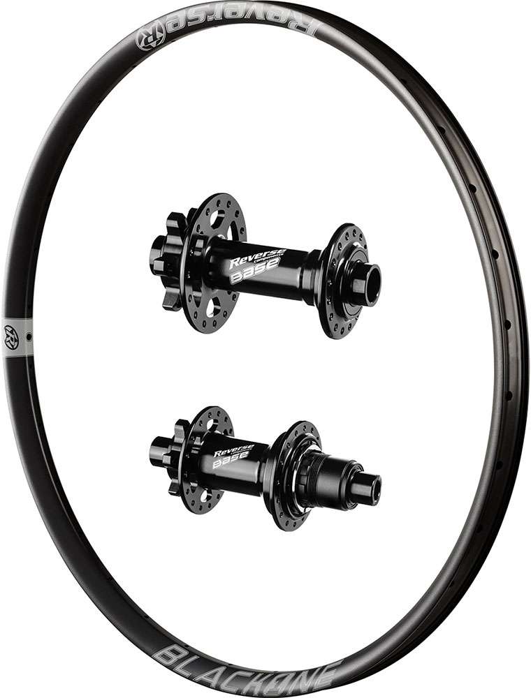 Afbeelding laden in galerijviewer, Reverse components black one 27.5 boost tubeless wheelset
