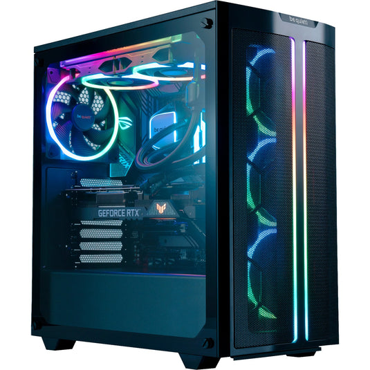 Be quiet! ® light wings pc fan 140mm pwm high-speed triple-pack - 9 stilte-geoptimaliseerde fan bladen - argb-verlichting aan de voor- en achterkant met 18 led's voor een op maat gemaakte pc case - case fan met zeer stille werking en duurzame lagers