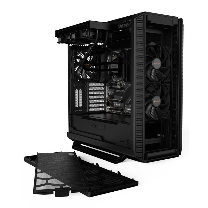 Afbeelding laden in galerijviewer, Be quiet! silent base 802 midi tower behuizing (zwart | 2x usb-a | 1x usb-c)
