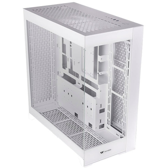 Thermaltake cte e660 mx snow midi tower behuizing (wit | 2x usb-a | 1x usb-c | tempered glass)