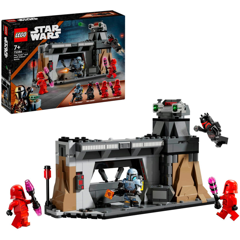 Afbeelding laden in galerijviewer, Lego star wars - paz vizsla en moff gideon duel constructiespeelgoed (75386)
