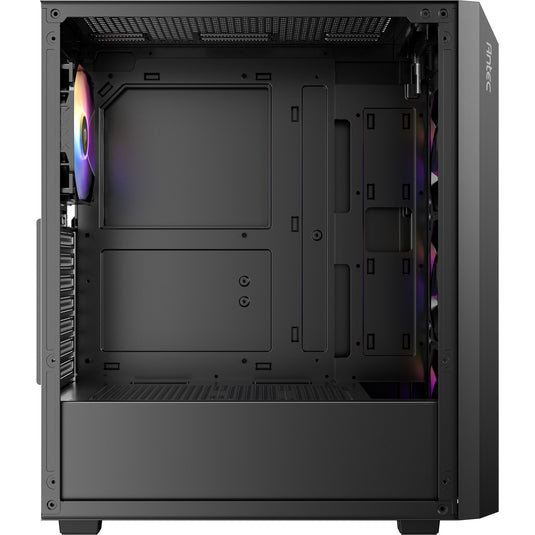 Antec ax67 argb midi tower behuizing (zwart | 3x usb-a | tempered glass)