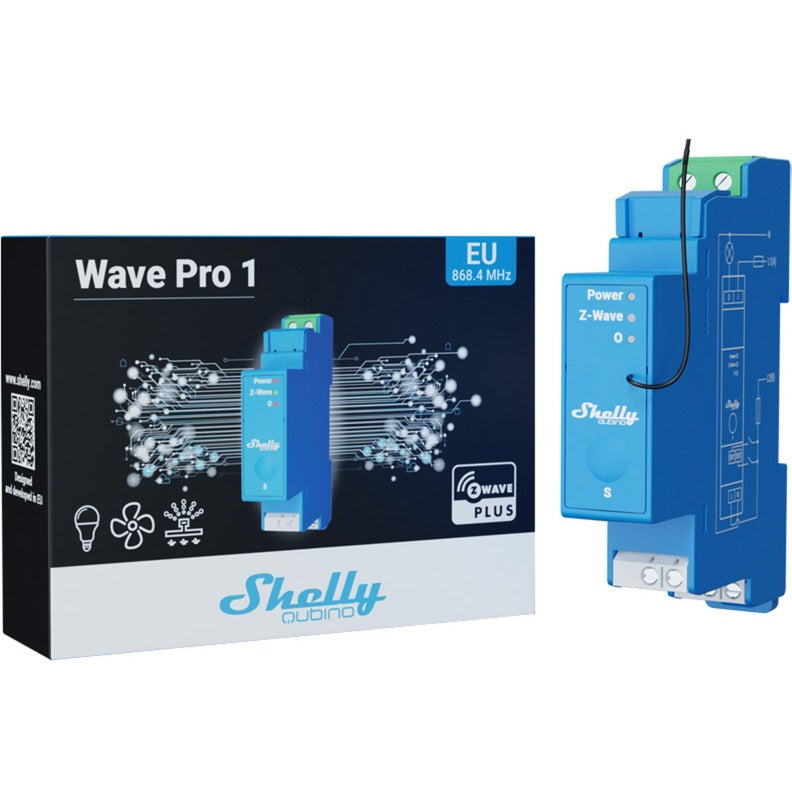 Afbeelding laden in galerijviewer, Shelly wave pro 1 relais (blauw)

