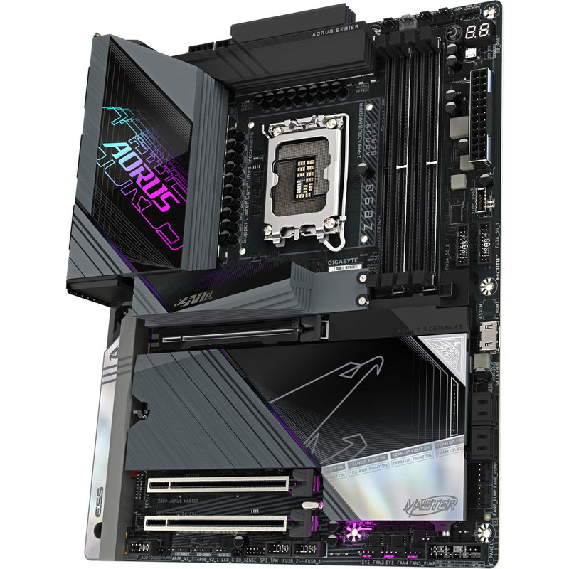 Afbeelding laden in galerijviewer, Gigabyte z890 aorus master socket 1851 moederbord (raid, 10gb-lan, wi-fi 7, bt, sound, atx)

