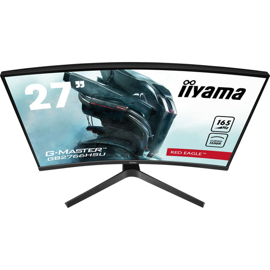 Iiyama g-master red eagle gb2766hsu-b1 27 curved gaming monitor (zwart, 2x hdmi, displayport, 2x usb-a, usb-b, 165 hz)