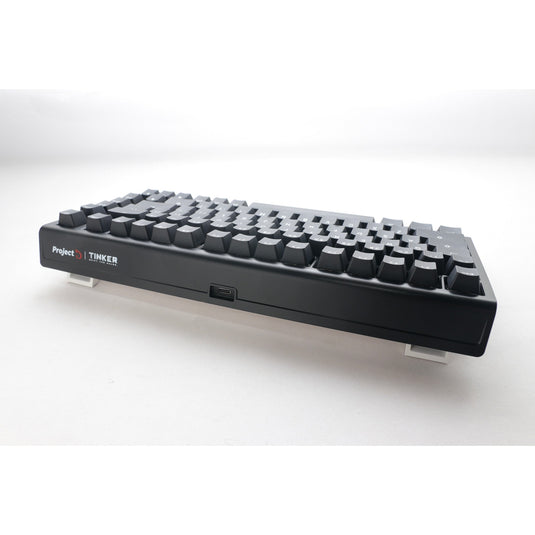 Ducky projectd tinker 75 met qmk via rgb mechanisch toetsenbord (zwart, us lay-out (qwerty), cherry mx red, 75%, rgb leds, double-shot pbt, hot-swappable, gasket mount)