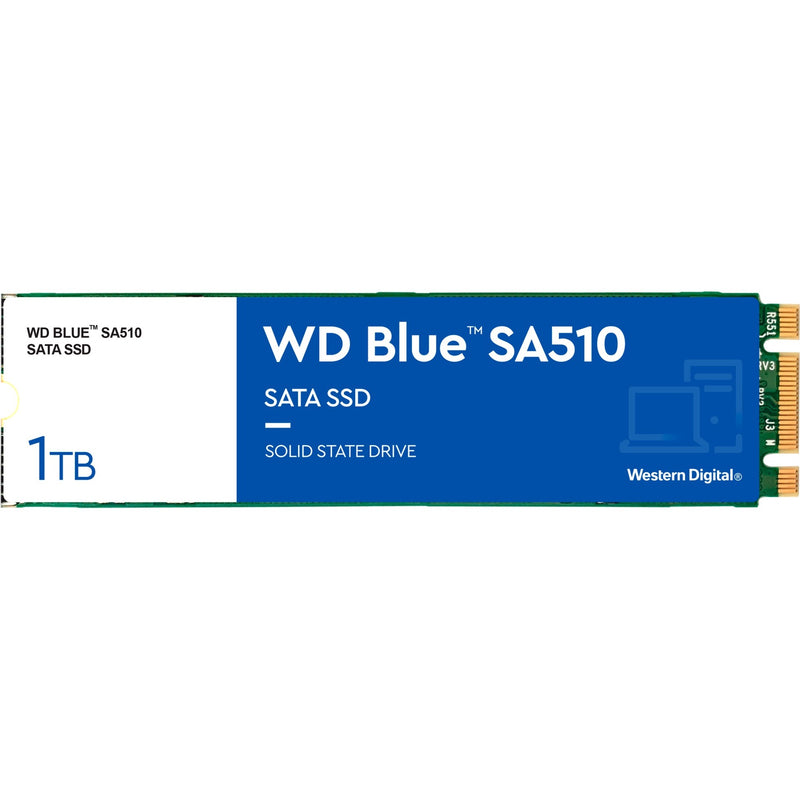 Afbeelding laden in galerijviewer, Wd blue sa510 1 tb ssd (blauw wit, s100t3b0b, m.2 2280)
