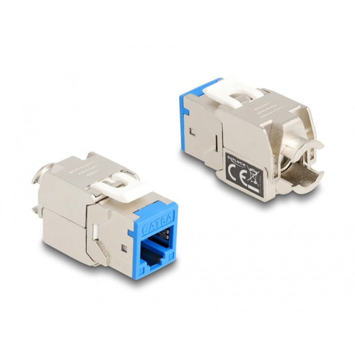 Afbeelding laden in galerijviewer, Delock rj45 jack > lsa cat 6a toolfree keystone module (meerkleurig, 8 stuks)
