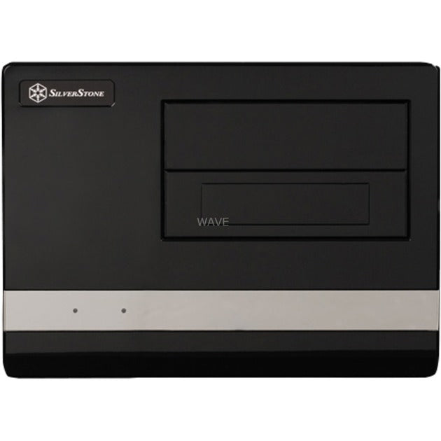 Afbeelding laden in galerijviewer, Silverstone sugo sg02b-f htpc behuizing (zwart | 2x usb-a)
