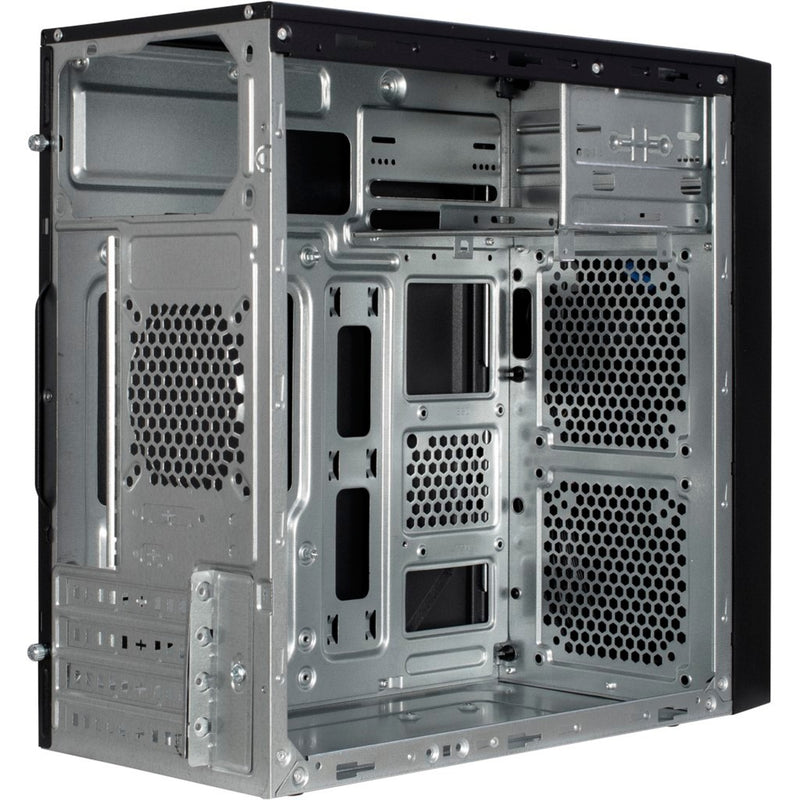 Afbeelding laden in galerijviewer, Inter-tech it-6502 romea mini tower behuizing (zwart | 2x usb-a)
