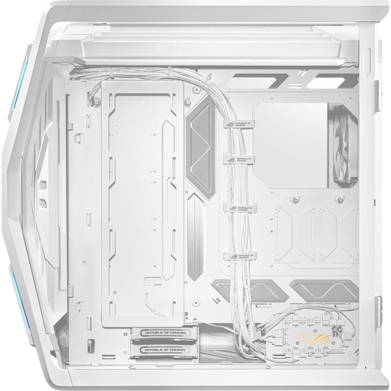 Afbeelding laden in galerijviewer, Asus rog hyperion gr701 big tower behuizing (wit | 4x usb-a | 2x usb-c | rgb | tempered glass)
