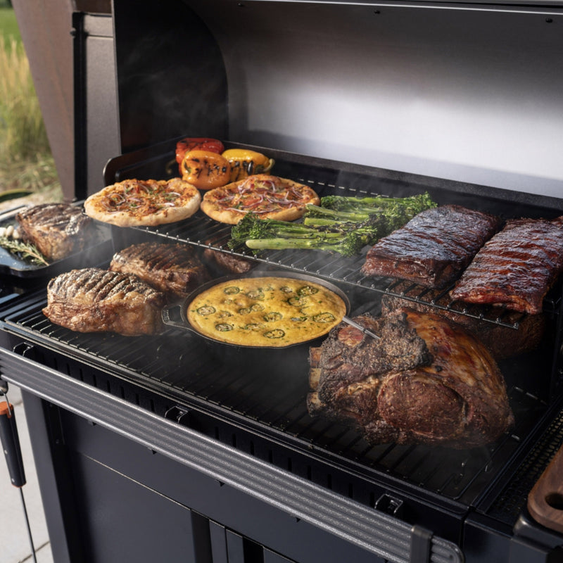 Afbeelding laden in galerijviewer, Traeger woodridge elite pellet barbecue (zwart, wifire)
