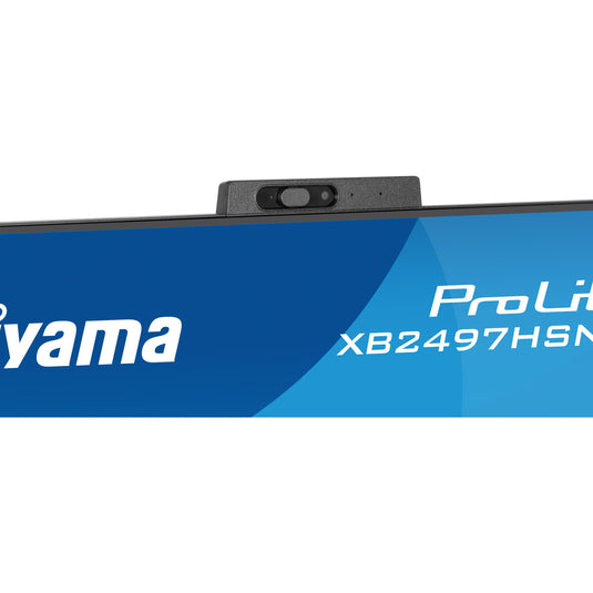 Iiyama prolite xb2497hsnh-b1 23.8 monitor (zwart, hdmi, displayport, lan, audio, usb-c, webcam)