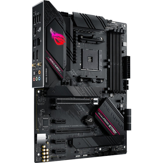 Asus rog strix b550-f gaming wi-fi ii socket am4 moederbord (zwart, raid, gb-lan, wi-fi 6, bt, sound, atx)